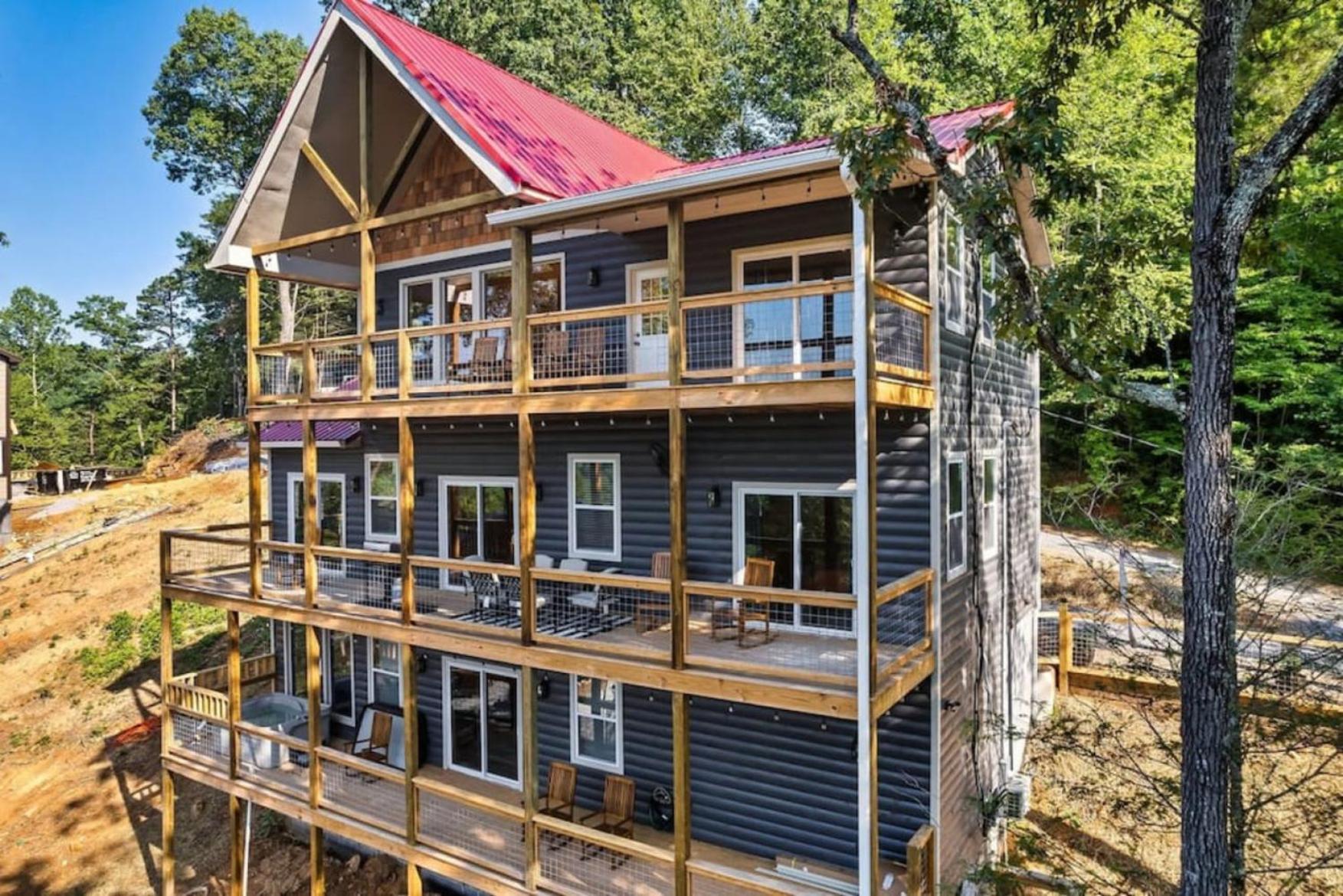 Tranquil Mountain Getaway By Ghosal Luxury Lodging Gatlinburg Dış mekan fotoğraf