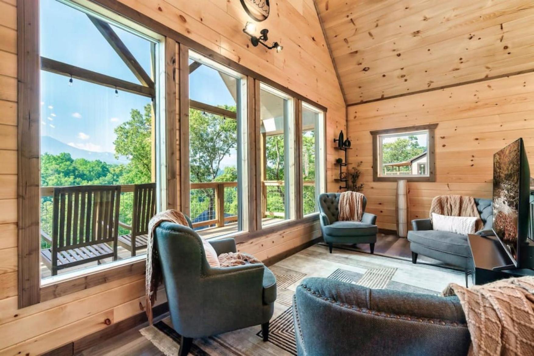 Tranquil Mountain Getaway By Ghosal Luxury Lodging Gatlinburg Dış mekan fotoğraf