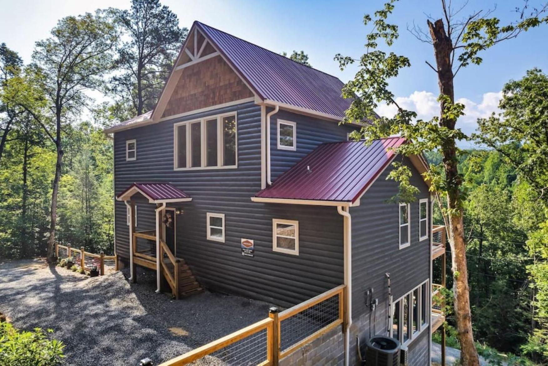 Tranquil Mountain Getaway By Ghosal Luxury Lodging Gatlinburg Dış mekan fotoğraf