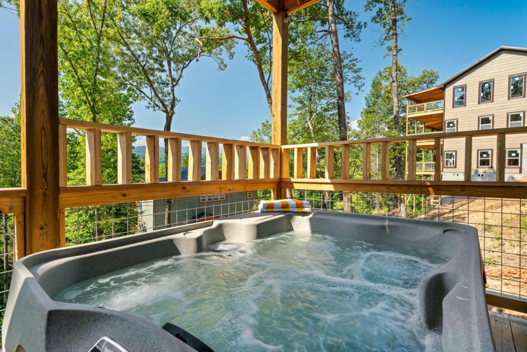 Tranquil Mountain Getaway By Ghosal Luxury Lodging Gatlinburg Dış mekan fotoğraf