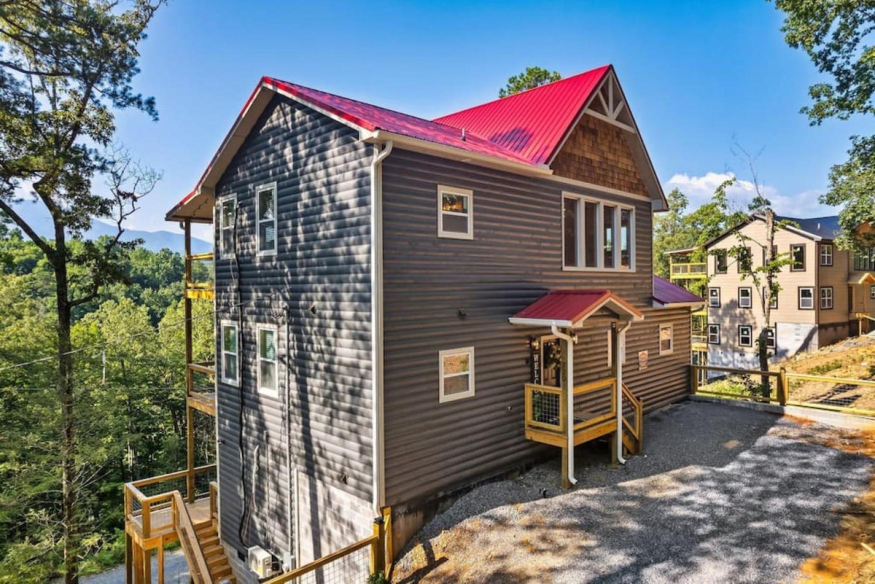 Tranquil Mountain Getaway By Ghosal Luxury Lodging Gatlinburg Dış mekan fotoğraf